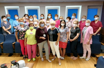 Pożegnanie Pielęgniarki Oddziałowej Kliniki Okulistyki w związku z jej przejściem na emeryturę. 