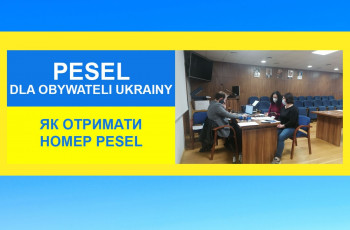 Nadanie numeru pesel pacjentom z Ukrainy i ich rodzinom 