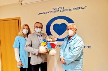 Podziękowanie od dyrektora szpitala NDSL "Ohmatdyt"