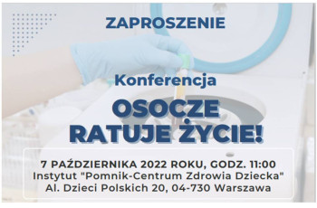 Konferencja „Osocze ratuje życie” 