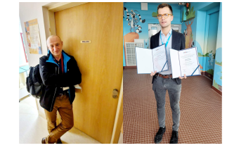 Gratulacje dla Pana Prof. Mieczysława Litwina oraz dr Łukasza Obryckiego z Kliniki Nefrologii, Transplantacji Nerek i Nadciśnienia Tętniczego 