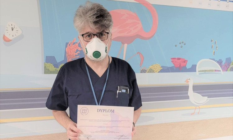Gratulacje dla Pana dr n. med. Dariusza Polnika z Kliniki Chirurgii Dziecięcej i Transplantacji Narządów