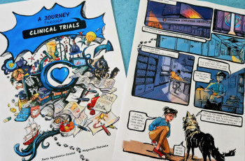 Komiks – „Wędrówka tropem badań klinicznych”
