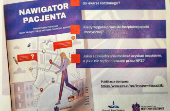 Nawigator Pacjenta. Praktyczny poradnik jak poruszać się po systemie ochrony zdrowia