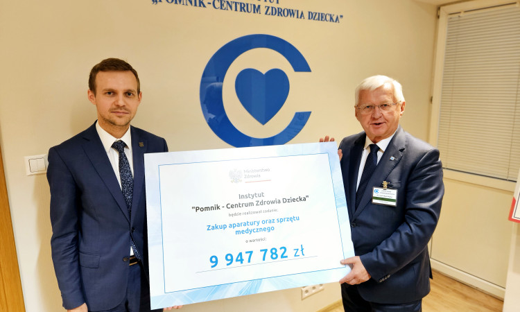 9 947 782 zł od Ministerstwa Zdrowia 