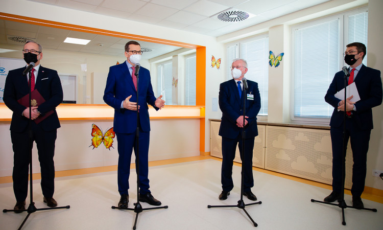 Wizyta Premiera i Ministra Zdrowia w Centrum Chorób Rzadkich im. Fundacji Polsat 