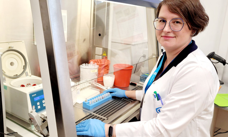 Gratulacje dla Pani Doktor Joanny Bierły z Pracowni Immunochemii i Alergologii Klinicznej