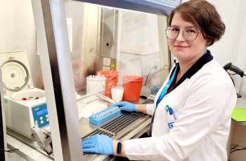 Gratulacje dla Pani Doktor Joanny Bierły z Pracowni Immunochemii i Alergologii Klinicznej