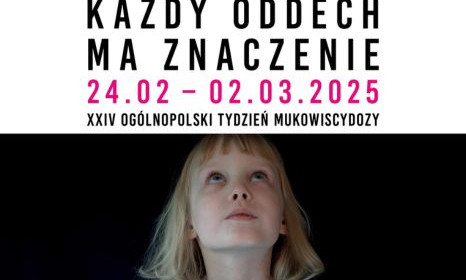 Dzisiaj rozpoczyna się XXIV Ogólnopolski Tydzień Mukowiscydozy!