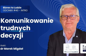 Dyrektor IPCZD w wywiadzie „Biznes To Ludzie” na antenie BIZNES24