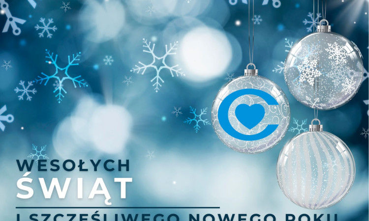 Z okazji nadchodzących Świąt Bożego Narodzenia składamy Państwu życzenia, by ten wyjątkowy czas wypełnił spokój oraz ciepło rodzinnej atmosfery, niosąc ze sobą pogodę ducha i wytchnienie.